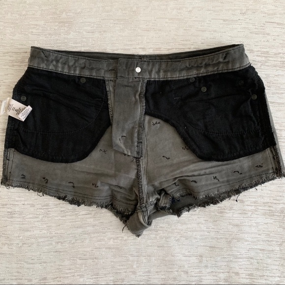 Free People Crochet & Rhinestone Embellish Shorts - Picture 6 of 8